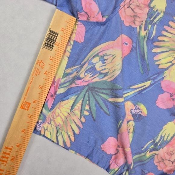 Chubbies Swim Trunks 3XL Blue Parrots Floral Tropical Swim Shorts Lined Pockets - Picture 8 of 8